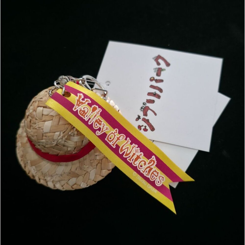 Studio Ghibli Park Japan Valley Of Witches SOPHIE Woven Straw Hat Keychain Charm